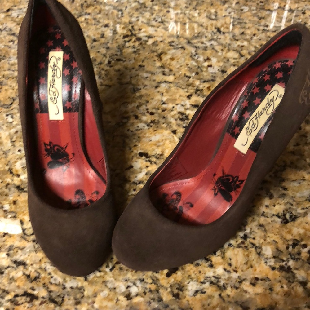 Ed Hardy Heels Size 6